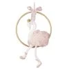 Maisons Du Monde Décoration Murale Enfant Déco Murale Cygne En Coton Rose Et Paillettes Dorées 45x45