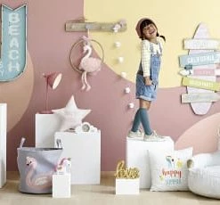 Maisons Du Monde Décoration Murale Enfant Déco Murale Cygne En Coton Rose Et Paillettes Dorées 45x45 -Décoration murale enfant Soldes deco murale cygne en coton rose et paillettes dorees 45x45 1000 8 14 184883 6