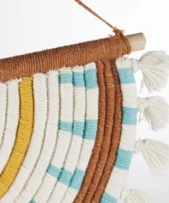 Maisons Du Monde Décoration Murale Enfant Déco Murale En Bois De Paulownia Et Coton Terracotta, Beige Et Vert 45x26 -Décoration murale enfant Soldes deco murale en bois de paulownia et coton terracotta beige et vert 45x26 1000 15 29 225775 2