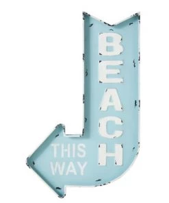 Maisons Du Monde Décoration Murale Enfant Déco Murale Panneau En Métal Bleu 50x82