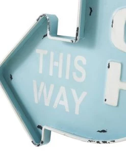 Maisons Du Monde Décoration Murale Enfant Déco Murale Panneau En Métal Bleu 50x82 -Décoration murale enfant Soldes deco murale panneau en metal bleu 50x82 1000 4 4 193770 2