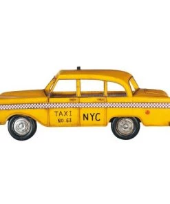 Maisons Du Monde Décoration Murale Enfant Déco Murale Taxi En Métal Jaune 12x33