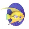 Studio Roof Décoration Murale Enfant Décoration Murale Yellow Angelfish