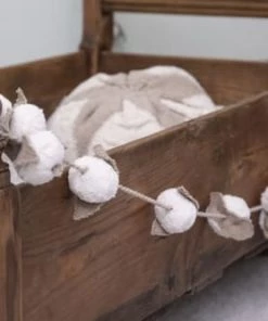 Lorena Canals Décoration Murale Enfant Guirlande Coton Blanc 150 -Décoration murale enfant Soldes guirlande coton blanc 150 4