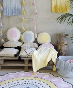 Lorena Canals Décoration Murale Enfant Guirlande Coton Jaune 170cm -Décoration murale enfant Soldes guirlande coton jaune 170cm 5