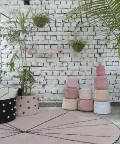 Lorena Canals Décoration Murale Enfant Guirlande Coton Rose 170cm -Décoration murale enfant Soldes guirlande coton rose 170cm 2