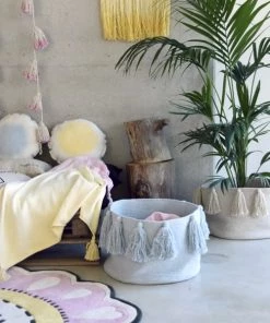 Lorena Canals Décoration Murale Enfant Guirlande Coton Rose 170cm -Décoration murale enfant Soldes guirlande coton rose 170cm 3