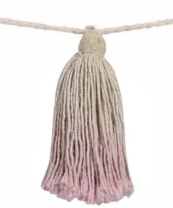 Lorena Canals Décoration Murale Enfant Guirlande Coton Rose 170cm -Décoration murale enfant Soldes guirlande coton rose 170cm 4