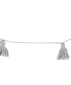 Lorena Canals Décoration Murale Enfant Guirlande En Coton 500 Gris -Décoration murale enfant Soldes guirlande en coton 500 gris 1