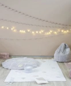 Lorena Canals Décoration Murale Enfant Guirlande En Coton 500 Gris -Décoration murale enfant Soldes guirlande en coton 500 gris 2