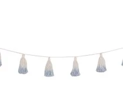 Lorena Canals Décoration Murale Enfant Guirlande En Coton Doux Bleu 170cm