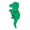 Pylones Décoration Murale Enfant Horloge Dragon 43,5x3,5x15,5cm