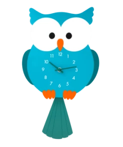 Pylones Décoration Murale Enfant Horloge Hibou 20,7x3,5x35,8cm -Décoration murale enfant Soldes horloge hibou 20 7x3 5x35 8cm 3