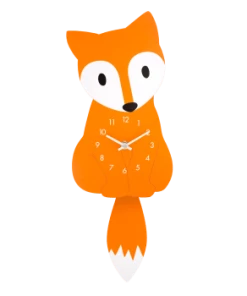 Pylones Décoration Murale Enfant Horloge Hibou 20,7x3,5x35,8cm -Décoration murale enfant Soldes horloge renard 31x16 5x4cm 2