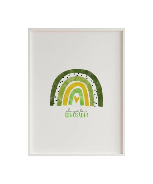 Crochetts Décoration Murale Enfant Impression De Arc-en-ciel Vert Encadrée En Bois Blanc 43X33 Cm 1 Crochetts Décoration Murale Enfant Impression De Arc-en-ciel Vert Encadrée En Bois Blanc 43X33 Cm