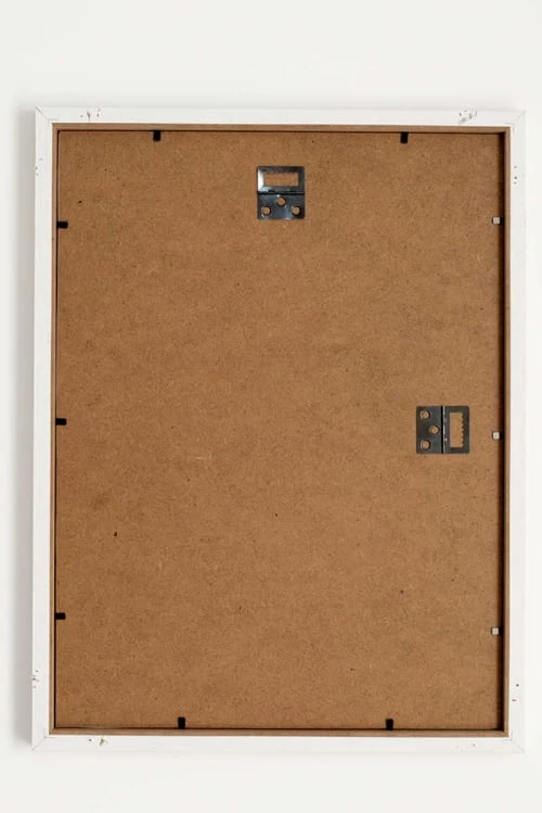 Crochetts Décoration Murale Enfant Impression De Lion Encadrée En Bois Blanc 43X33 Cm 3 Crochetts Décoration Murale Enfant Impression De Lion Encadrée En Bois Blanc 43X33 Cm – Image 3