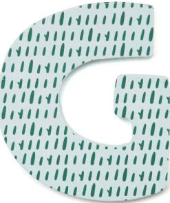 Petit Monkey Décoration Murale Enfant Lettre Décorative Herbe G Comme Grass