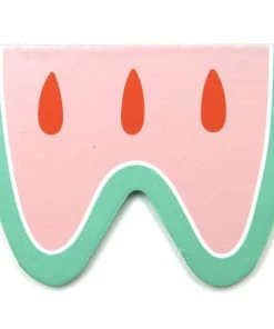 Petit Monkey Décoration Murale Enfant Lettre Décorative Pastèque W Comme Watermelon