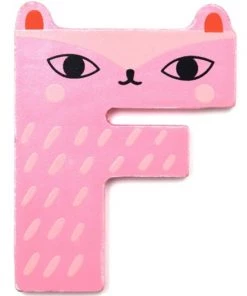 Petit Monkey Décoration Murale Enfant Lettre Décorative Renard F Comme Fox