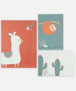 Noukie's Décoration Murale Enfant Lot De 3 Affiches Moris & Sacha (30 X 40 Cm Et 21 X 30 Cm) -Décoration murale enfant Soldes lot de 3 affiches moris sacha 30 x 40 cm et 21 x 30 cm 4