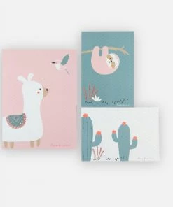 Noukie's Décoration Murale Enfant Lot De 3 Affiches Rose Et Vert D'eau Moris & Sacha -Décoration murale enfant Soldes lot de 3 affiches rose et vert d eau moris sacha 5