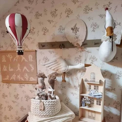 Sevira Kids Décoration Murale Enfant Montgolfière Décorative - L 3 Sevira Kids Décoration Murale Enfant Montgolfière Décorative - L – Image 3