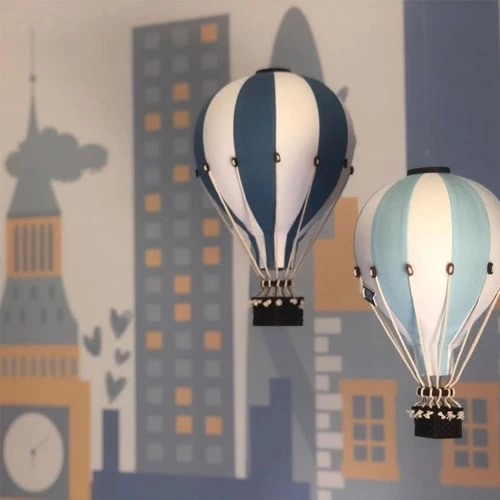 Sevira Kids Décoration Murale Enfant Montgolfière Décorative - L 2 Sevira Kids Décoration Murale Enfant Montgolfière Décorative - L – Image 2