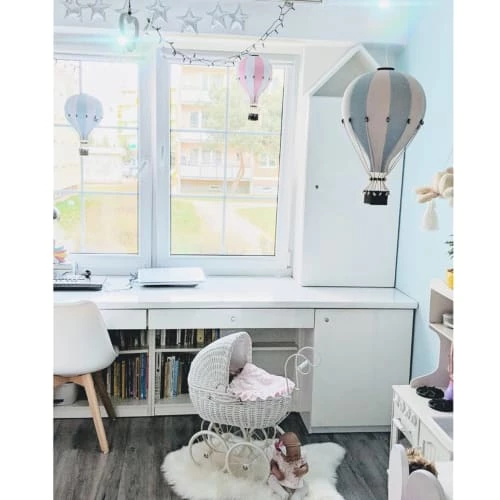 Sevira Kids Décoration Murale Enfant Montgolfière Décorative - M 3 Sevira Kids Décoration Murale Enfant Montgolfière Décorative - M – Image 3