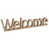 Youdoit Décoration Murale Enfant Mot En Bois MDF Welcome 25 X 5,5 Cm