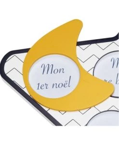 Sauthon Décoration Murale Enfant Pele-Mele Photo Ma Premiere Annee En MDF Blanc -Décoration murale enfant Soldes pele mele photo ma premiere annee en mdf blanc 2