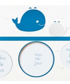 Sauthon Décoration Murale Enfant Pèle-mêle Photos En Bois Blanc -Décoration murale enfant Soldes pele mele photos en bois blanc 1