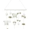 Lorena Canals Décoration Murale Enfant Pendentif Mouton En Laine Blanche 40 X 60