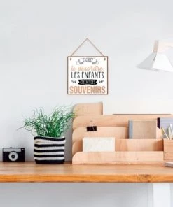 STC Décoration Murale Enfant Plaque à Suspendre Relief Enfants 20x10cm -Décoration murale enfant Soldes plaque a suspendre relief enfants 20x10cm 1