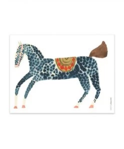 OYOY Living Design Décoration Murale Enfant Poster Bleu En Papier H30x40cm