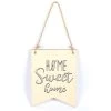 Graine Créative Décoration Murale Enfant Suspension Fanion En Bois Home Sweet Home 20 X 15 Cm