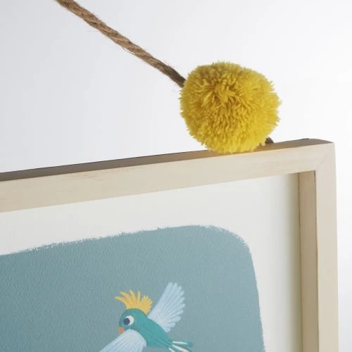 Maisons Du Monde Décoration Murale Enfant Tableau à Suspendre Imprimé Animaux Beige, Bleu Et Terracotta 40x50 2 Maisons Du Monde Décoration Murale Enfant Tableau à Suspendre Imprimé Animaux Beige, Bleu Et Terracotta 40x50 – Image 2