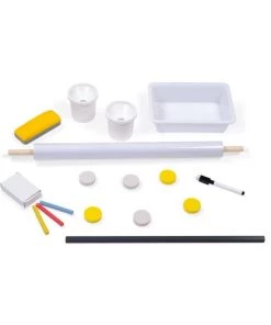 Janod Décoration Murale Enfant Tableau Réglable Gris Et Jaune -Décoration murale enfant Soldes tableau reglable gris et jaune 4