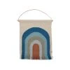 OYOY Living Design Décoration Murale Enfant Tapis Mural Bleu En Laine H69x55cm