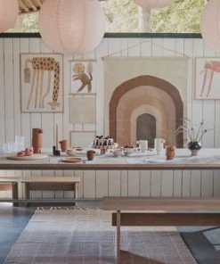 OYOY Living Design Décoration Murale Enfant Tapis Mural Multicolore En Laine Et En Coton H124x100cm -Décoration murale enfant Soldes tapis mural multicolore en laine et en coton h124x100cm 5