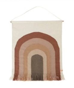 OYOY Living Design Décoration Murale Enfant Tapis Mural Multicolore En Laine Et En Coton 124x100cm -Décoration murale enfant Soldes tapis mural multicolore en laine et en coton h124x100cm 6