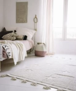 Lorena Canals Décoration Murale Enfant Tenture Murale De Poisson En Coton Beige 65x35 -Décoration murale enfant Soldes tenture murale de poisson en coton beige 65x35 4