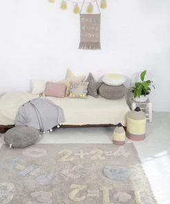 Lorena Canals Décoration Murale Enfant Tenture Murale En Coton Beige Chiffres 30x55 -Décoration murale enfant Soldes tenture murale en coton beige chiffres 30x55 6