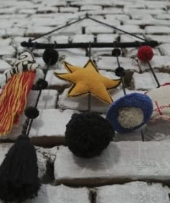 Lorena Canals Décoration Murale Enfant Tenture Murale En Coton Beige Galaxie 50x45 -Décoration murale enfant Soldes tenture murale en coton beige galaxie 50x45 5