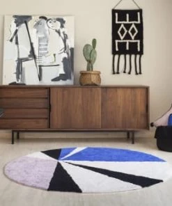 Lorena Canals Décoration Murale Enfant Tenture Murale En Coton Noir 90x45 -Décoration murale enfant Soldes tenture murale en coton noir 90x45 5