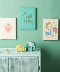 Maisons Du Monde Décoration Murale Enfant Toiles Imprimés Multicolores (x3) 20x28 -Décoration murale enfant Soldes toiles imprimes multicolores x3 20x28 1000 11 7 225958 2