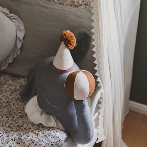 Sevira Kids Décoration Murale Enfant Trophée En Peluche Éléphant 5 Sevira Kids Décoration Murale Enfant Trophée En Peluche Éléphant – Image 5