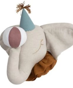 Sevira Kids Décoration Murale Enfant Trophée En Peluche Éléphant