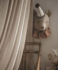 Sevira Kids Décoration Murale Enfant Trophée En Peluche Ours -Décoration murale enfant Soldes trophee en peluche ours 10