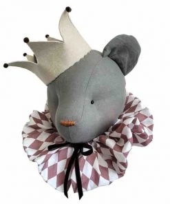 Sevira Kids Décoration Murale Enfant Trophée En Peluche Ours