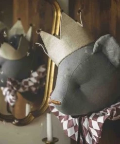 Sevira Kids Décoration Murale Enfant Trophée En Peluche Ours -Décoration murale enfant Soldes trophee en peluche ours 14